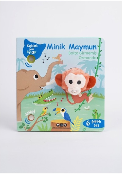 Kuklalı Sesli Kitap - Minik Maymun Balta Girmemiş Ormanda