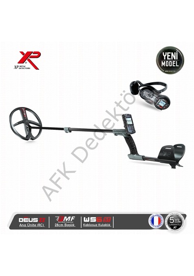 Xp Deus 2 Rc Metal Dedektörü 28 Cm Fmf Başlık + Ws6 St Kablosuz Kulaklık Genel Kullanım