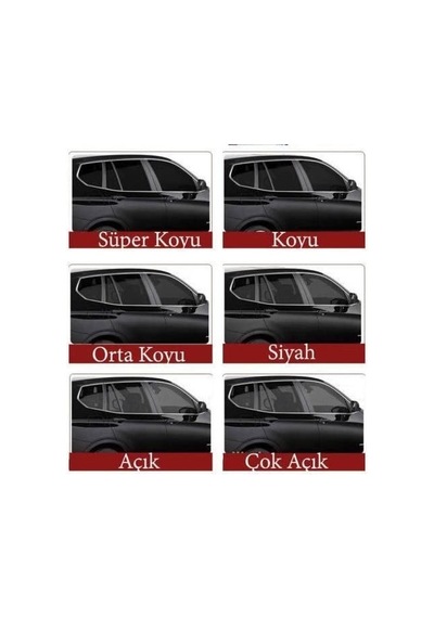 Filmi Siyah Amerikan Çizilmez Koyu Ton 75 Cm X 4 Metre