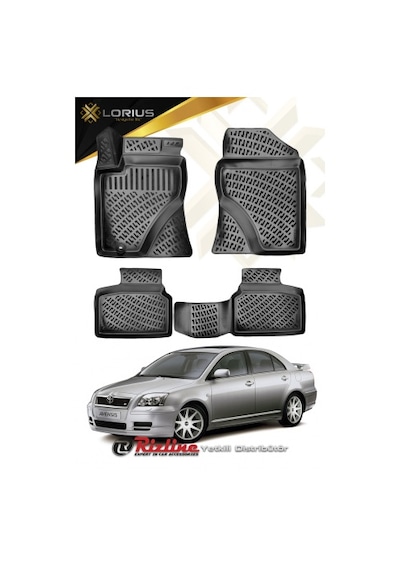 Rizline Toyota Uyumlu Avensis 2003-2009 3D Havuzlu Paspas