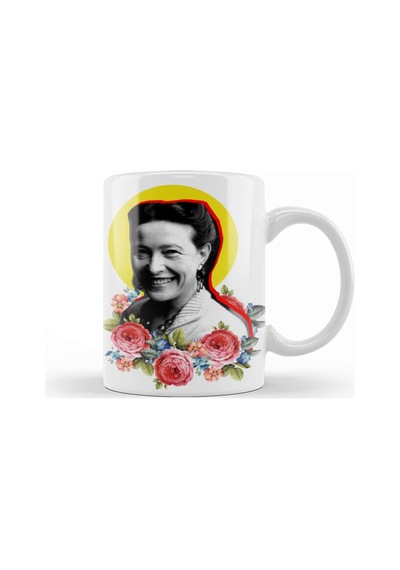 Simone De Beauvoir Kupa Bardak Porselen Karışık