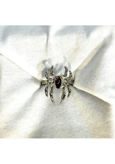 Dükkan Design Kırmızı Tarantula Ayarlanabilir Yüzük Kırmızı