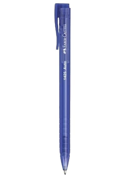 Faber Castell 1425 Auto Mavi Tükenmez Kalem 5'Li Set Faber-1425