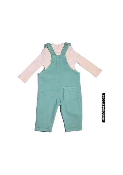 Çikoby Xo Kids Kız Bebek Balıkçı Yaka Tishirt 6-24 Ay 20560 Krem