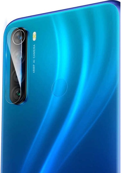 Kilifone - Xiaomi Redmi Note 8 Uyumlu - Kamera Lens Koruyucu Cam Koruma - Şeffaf