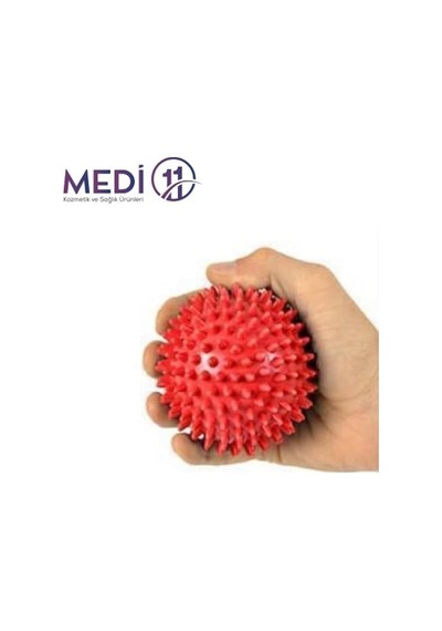 Msd Dikenli Top El Egzersiz Topu Dikenli Masaj Duyu Topu 9 Kırmızı