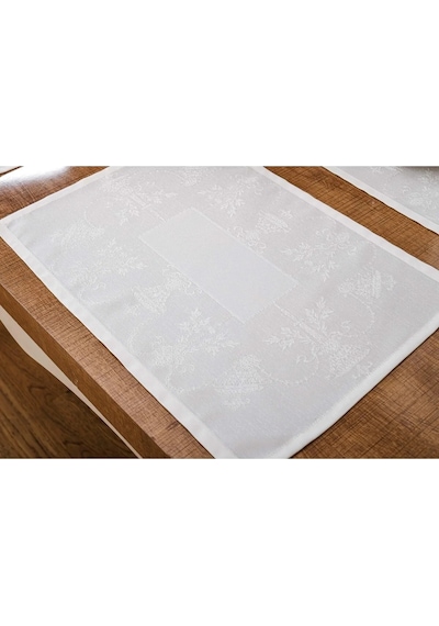 Ayda Jakar Polyester Kumaş Krem Amerikan Servis 33.5x46 Cm Gri 4 Ad. 1387 Gri