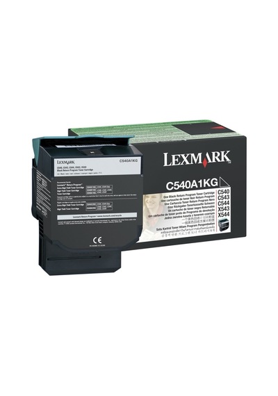 Lexmark C540a 1kg Siyah Toner C540-c543-c544