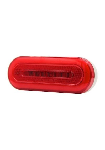 Ahmet Otomotiv Çeray Kırmızı Neon Ortadan Sinyalli Gizli Vidalı Led Lamba 12v-24v