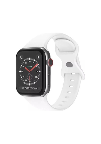 Apple Uyumlu iPhone Watch Se Ultra 2 9 10 Silikon Kordon Kayış S m Beden 42 44 45mm