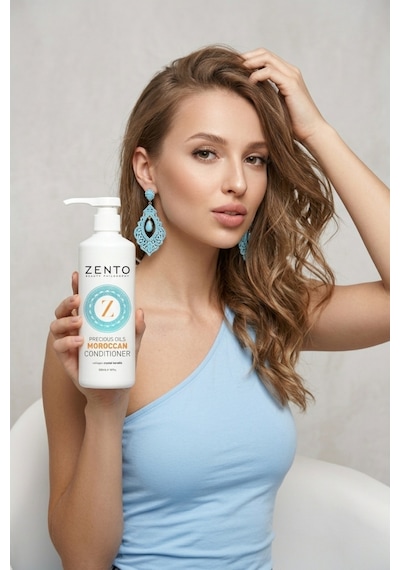Zento Moroccan Onarıcı Nem Veren Saç Bakım Kremi 500 ML
