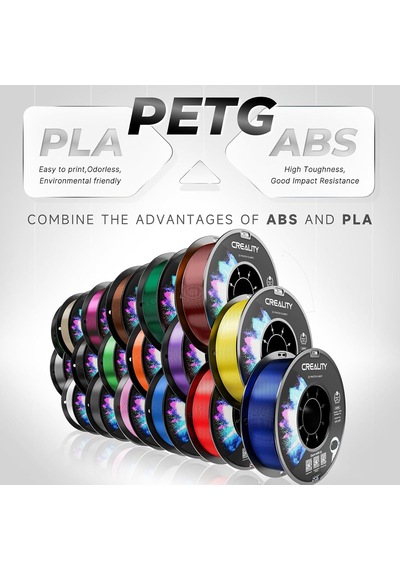Resmi Creality Petg 3d Yazıcı Filament 1,75 Mm 1 Kg 2,2 Lbs , Yüksek Hassasiyetli Güçlü Tokluk, Kokusuz Daha İyi Akış Nem Geçirmez 3d Baskı Ender Filament Macenta Çok Renkli Resmi Creality Petg 3d Yazıcı Filament 1,75 Mm 1 Kg 2,2 Lbs , Yüksek Hassasiyetli Güçlü Tokluk, Kokusuz Daha İyi Akış Nem Geçirmez 3d Baskı Ender Filament Macenta Çok Renkli