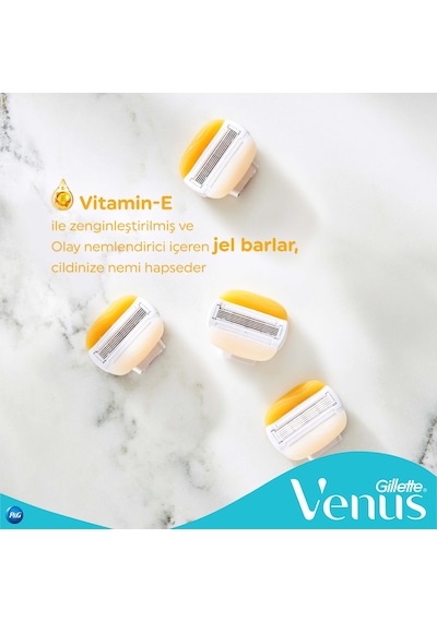 Gillette Venus Comfortglide Olay Tıraş Bıçağı + Yedek Başlık 2'li