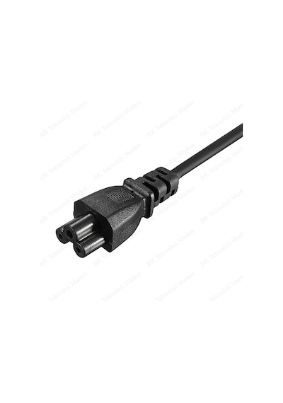 Notebook Şarj Adaptörü 3Lü Yonca Power Güç Kablosu - 1.5 Metre