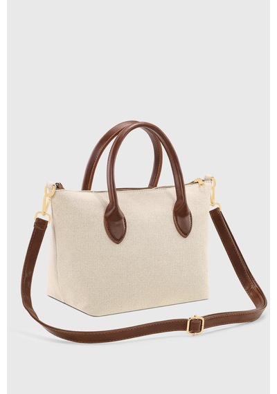 Housebags Retro Vintage Suya Dayanıklı Soft Kahverengi Niş Tasarım Çapraz Askılı Çanta Soft Kahverengi