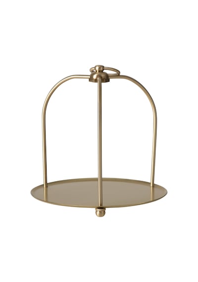 Mudo Home Lıora Kulplu Dekoratif Tepsi 18x21 Cm