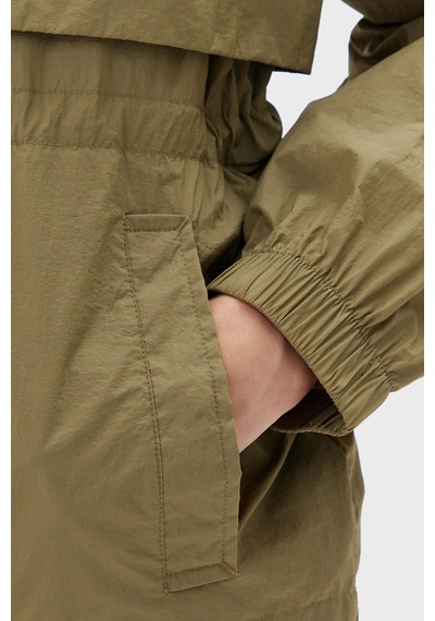 Tommy Hilfiger Bayan Ceket Ww0ww46444 Rfn Koyu Haki Koyu Haki