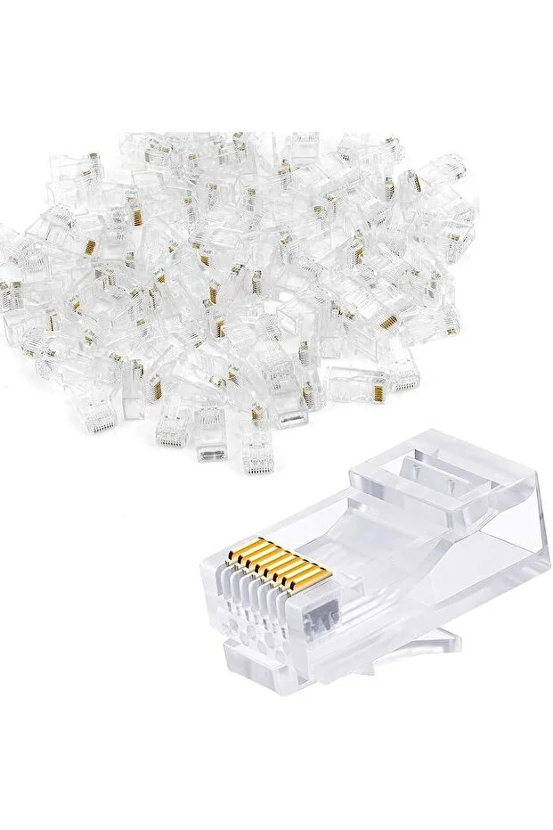 3 İn 1 Set Network Test Cihazı Rj11 Rj45 + Kablo Soyucu + 100 Adet Rj45 Cat5/6e Network Aksesuarları