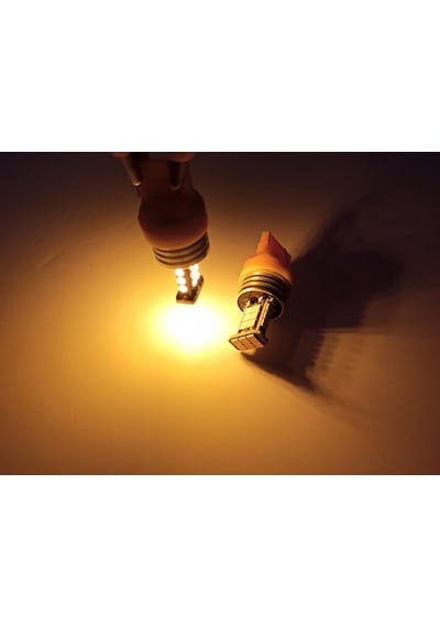 Femex T20 7440 7443 Tek Duy Çit Duy 3030 Chip 24Smd Turuncu Led T