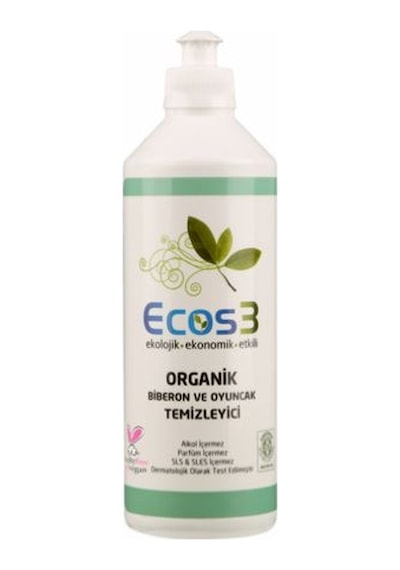 Ecos3 Organik Bebek Temizlik Seti Çamaşır Temizleyici 1 L + Çamaşır Yumuşatıcı 1 L + Biberon & Oyuncak Temizleyici 500 ML