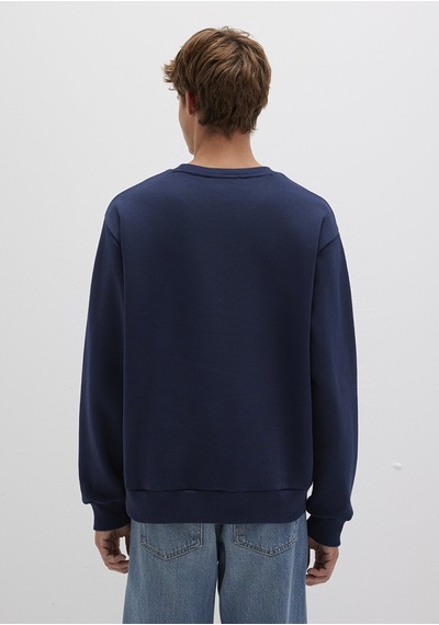 Mavi - Mavi Logo Baskılı Lacivert Sweatshirt 0s10379-70488