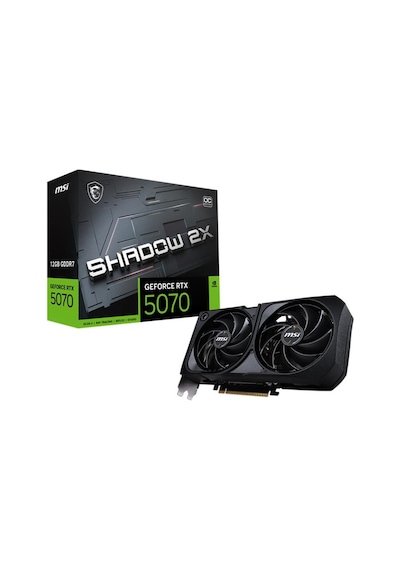 Msı Geforce Rtx5070 12g Shadow 2x Oc 12gb Gddr7 192bıt 1xhdmı 3xd