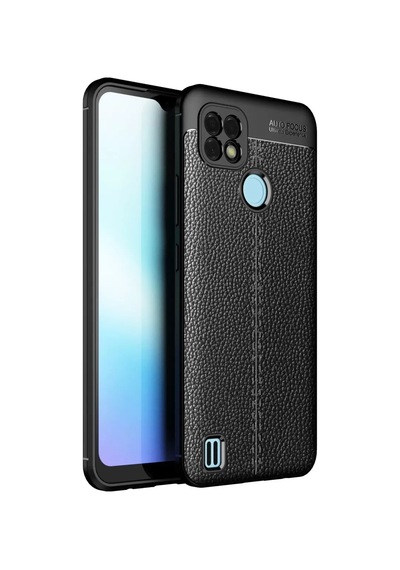 Newface Realme C21 Kılıf Auto Focus Kapak - Siyah