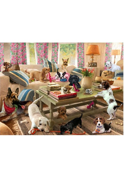 Prime 3d Giordano Köpekler Oturma Odasında Puzzle 300 Parça 12235