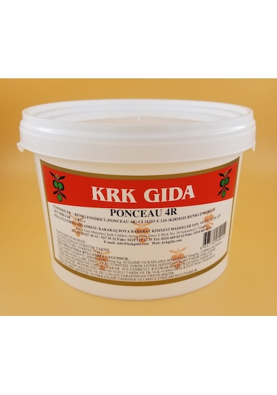 Krk Gıda Gıda Boyası Kırmızı 1 KG