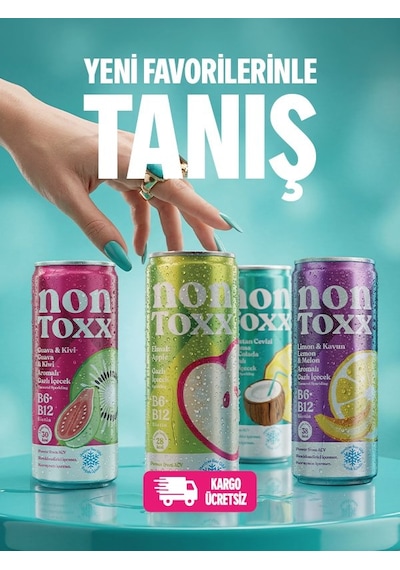 Nontoxx Tanışma Paketi 250 Ml X 3 Adet Hindistan Cevizi & Ananas Aroma, Guava &kivi Aromalı, Limon