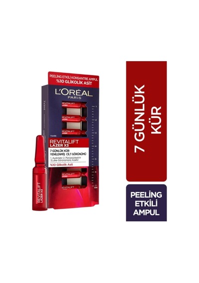 Yüz Bakim Serumu & Revitalift Lazer 7 Günlük Kür Peeling Etkili Ampul