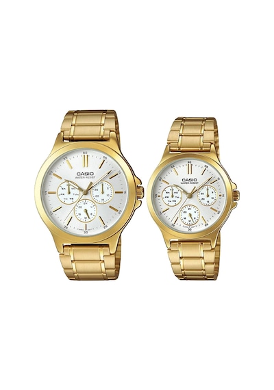 Casio Mtp-ltp-v300g-7audf Çift Kol Saati Kadın-erkek Metalik