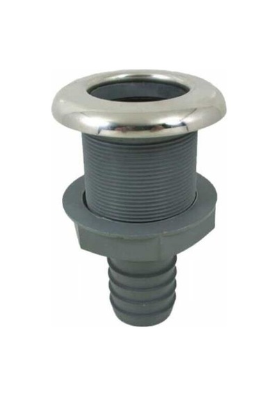 Krom Flanşlı Sintine Çıkışı Çap: 1'', Tip: Düz