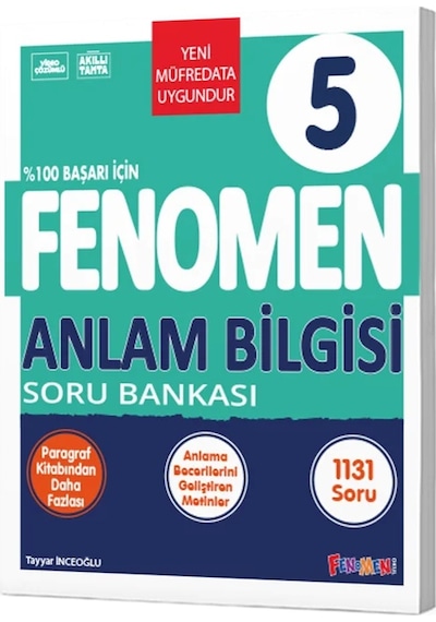 Fenomen 5. Sınıf Anlam Bilgisi Soru Bankası Fenomen Yayınları