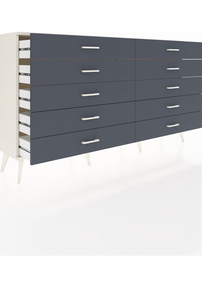 Arges Konsol 10 Çekmeceli 176x30x99 Aytaşı-aytaşı/antrasit Aytası/antrasıt - Aytası Arges Konsol 10 Çekmeceli 176x30x99 Aytaşı-aytaşı/antrasit Aytası/antrasıt - Aytası