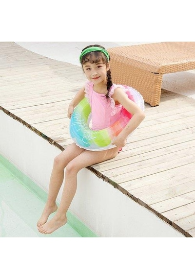 Deniz Simidi Renkli Rainbow 80cm Çok Renkli