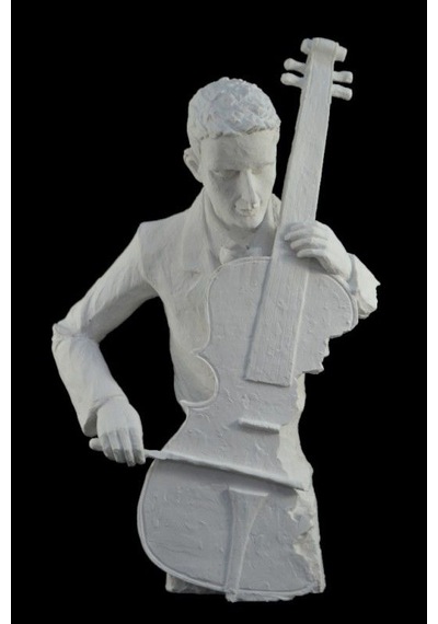 Hyk04 - Viyolonsel Çalan Adam 46x33 Cm