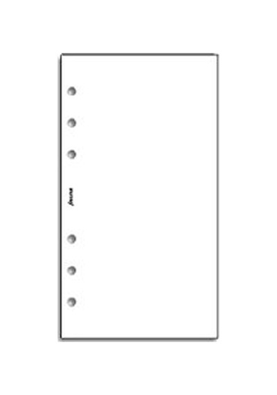 Filofax 132405 Kişisel Not Kağıdı, Boş, Beyaz