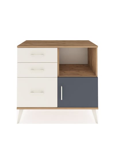 Hyperion Şifonyer Tek Raflı 3 Çekmeceli Tek Kapaklı 88x44x80 Çam-antrasit/aytaşı Antrasit/aytaşı Hyperion Şifonyer Tek Raflı 3 Çekmeceli Tek Kapaklı 88x44x80 Çam-antrasit/aytaşı Antrasit/aytaşı