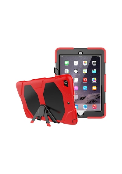 Apple iPad Uyumlu 5 Air 9.7 Kılıf Griffin Tablet Kapak - Kırmızı Tablet Kılıfı