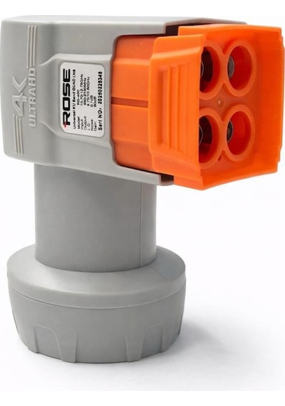Rose Rg-400 Quad Lnb Dört Çıkışlı Unıversal 0,1 Db Full Hd 4k Uyumlu Uydu Lnb