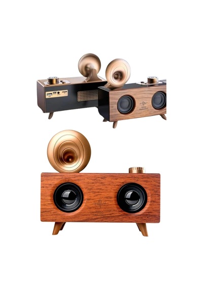 Gramafon Radyo Bluetooth Hoparlör Nostaljik Radyo Fm Radyo 08418647