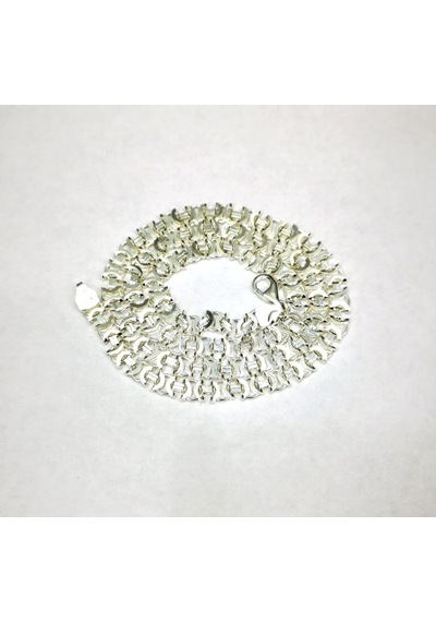 Omar Silver Erkek Euro 5,5 Mm Beyaz Gümüş Kolye Zincir