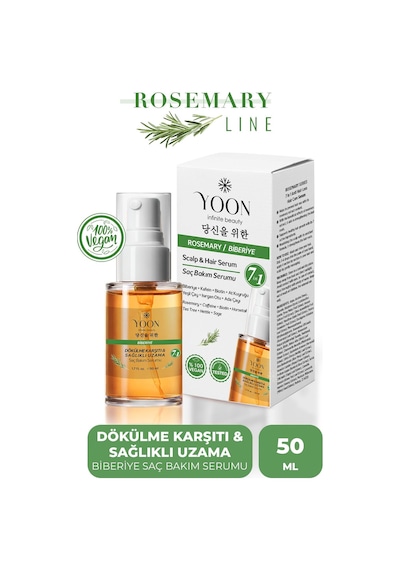 Yoon Saç Dökülme Karşıtı, Hızlı Saç Uzatma Saç Ve Saç Derisi Serumu 50ml