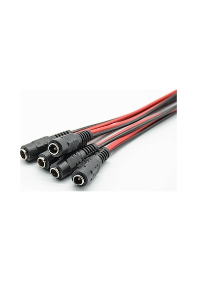 10 Adet 12V Dc Dişi Besleme Kamera Kablosu Dc Power Adaptör Jak C