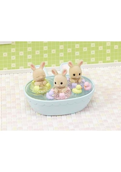 Sylvanian Families Epoch Esf5707 Üçüzler Banyo Seti Oyuncak