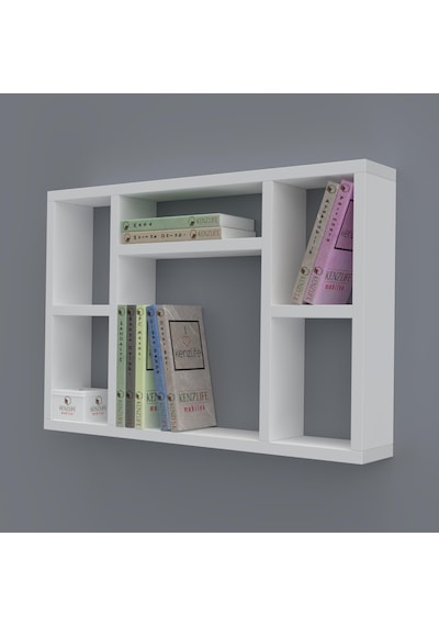 Kenzlife kitaplık neşve 040*060*20 byz duvar rafı