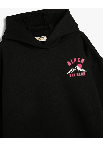 Koton Kapşonlu Sweat Uzun Kollu Kayak Baskılı Şardonlu Siyah 4wkg10701ak 4WKG10701AK999 Siyah Koton Kapşonlu Sweat Uzun Kollu Kayak Baskılı Şardonlu Siyah 4wkg10701ak 4WKG10701AK999 Siyah
