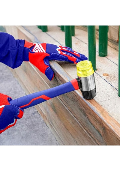 Workpro Wp241036 40mm Fiberglas Saplı Çift Başlı Hassas Lastik Çekiç