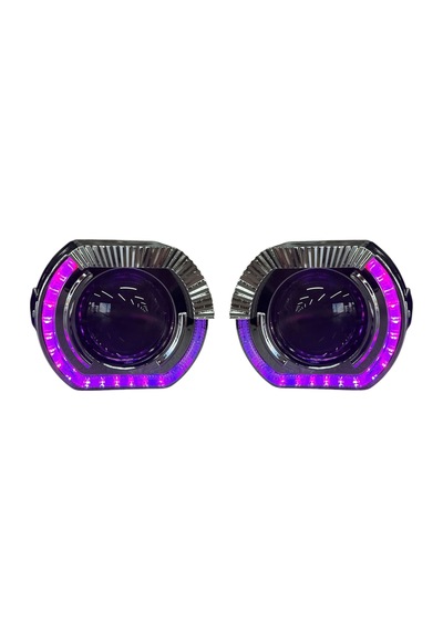 2.5 İnç Düz Bi Xenon Mercek J Model Pixel Angelli Kapak Set